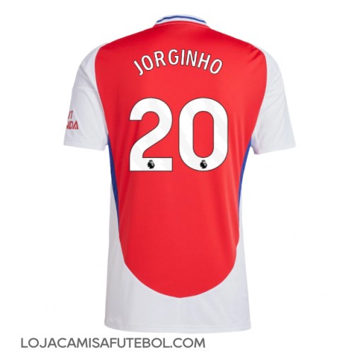 Camisa de Futebol Arsenal Jorginho Frello #20 Equipamento Principal 2024-25 Manga Curta